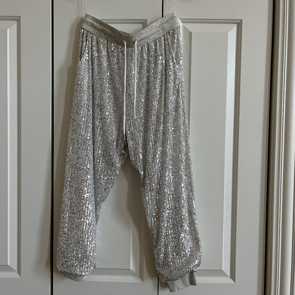Saints & Hearts Sequin Joggers